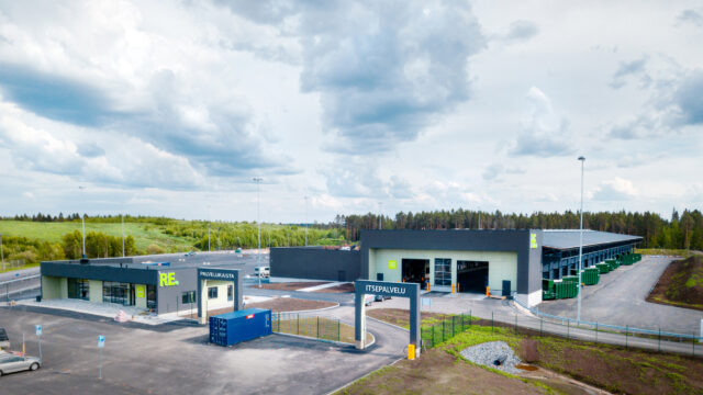 Kuva RE-pisteen sisäänkäynnistä